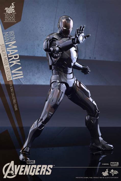 Hot Toys MMS 282 The Avengers Iron Man Mark VII Stealth Mode Version Hot Toys Complete