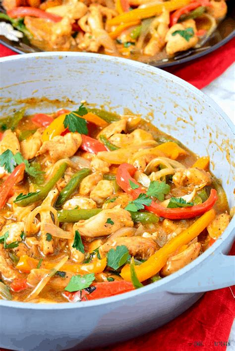 Easy Chicken Bell Pepper Stir Fry Chef Lolas Kitchen