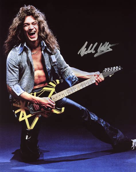 Autographed Eddie Van Halen Hand Signed 10x8 Photo With Coa Etsy