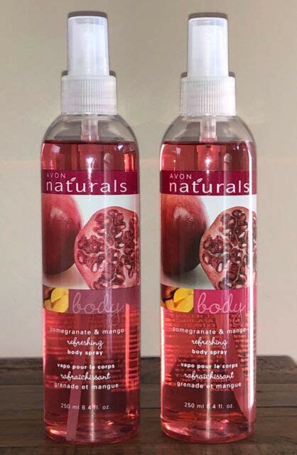 Avon Naturals Pomegranate Mango Refreshing Body Spray Fl Oz For