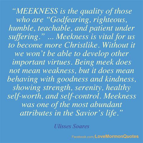 Meekness Meekness Is The Quality Of Those Who Are Godfearing