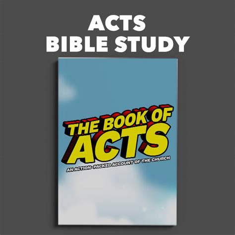 Acts Bible Study Tile For Ministry Resources