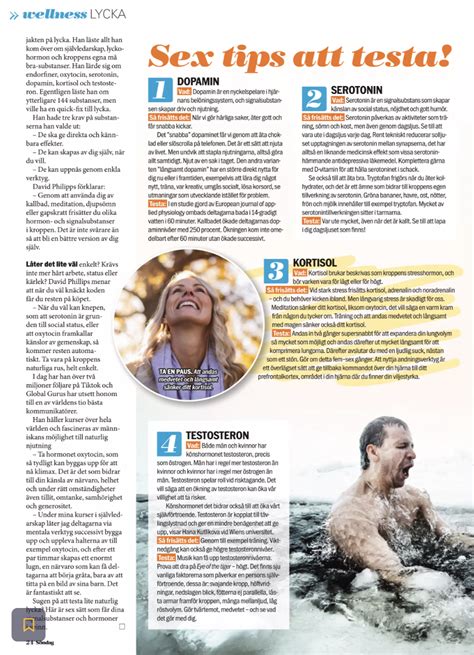 Sex substanser som förändrar ditt liv Media David JP Phillips