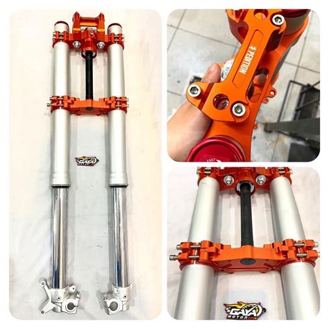 Jual Upsidedown Usd Upside Down Shock Depan Klx Cross Expedition Real