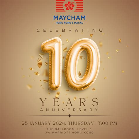 Celebrating a Decade of Success: MAYCHAM's 10th Anniversary in 2024 ...