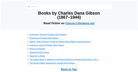 Books By Charles Dana Gibson 1867 1944 Read Online On Classic