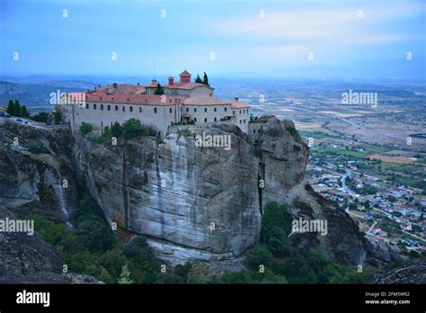 Landscape With Panoramic View Of Aghios Stefanos A 12th Century Holy