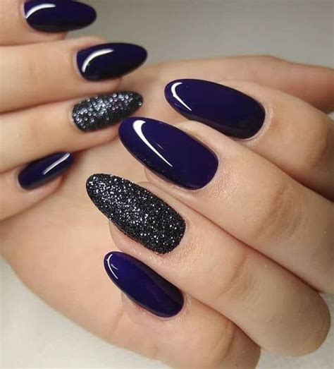 Top 25 Best Navy Blue Nail Design Ideas 2022 Updated Artofit