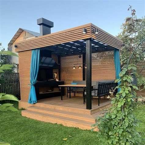 Современные беседки для дачи (153 фото) - фото - картинки и рисунки ...