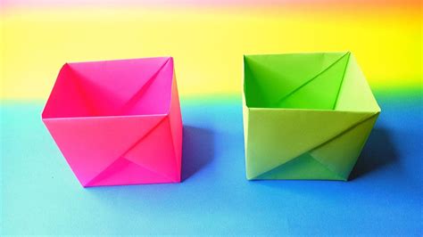 Cara Bikin Kotak Dari Kertas Origami Delinewstv