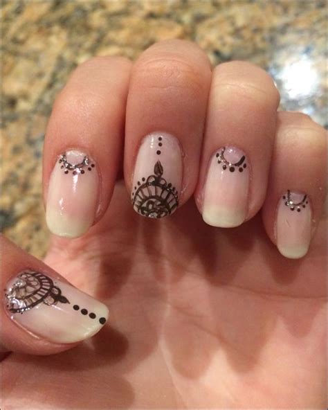 Henna Inspired Nail Art Designs