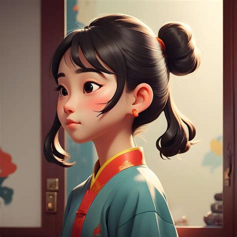 animated south korea girl pictures