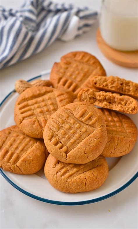 Easy Peanut Butter Cookies 4 Ingredients The Conscious Plant Kitchen
