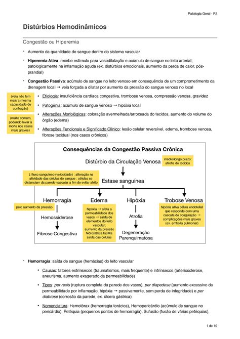 Patologia Geral P Resumo Do Conte Do Que A Disciplina Cobra