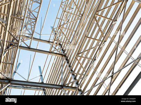 Structural steel framework Stock Photo - Alamy