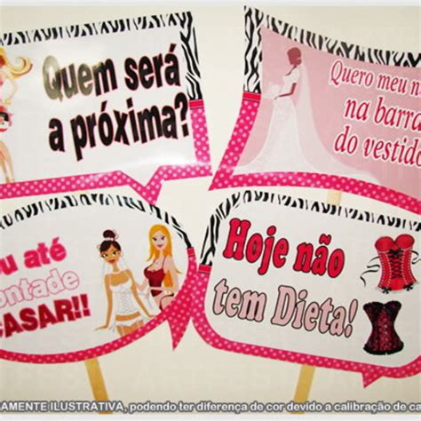 Kit 10 Plaquinhas Lingerie Pink Elo7 Produtos Especiais