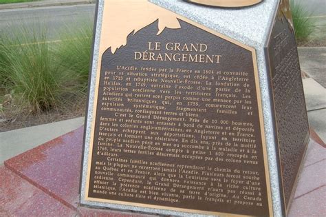 The Grand Dérangement Le Grand Dérangement Historical Marker