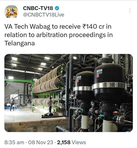 va tech wabag  receive cr rinvestmentstrading