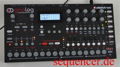 Elektron Analog Four , Analog 4, A4 groovebox TR sequencer