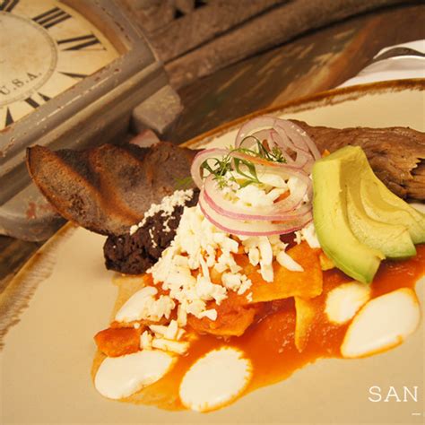 Desayunos Chilaquiles Hacienda San Martin