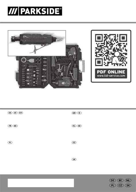 Instrukcja obsługi Parkside PDSS 16 A1 Polski 198 stron