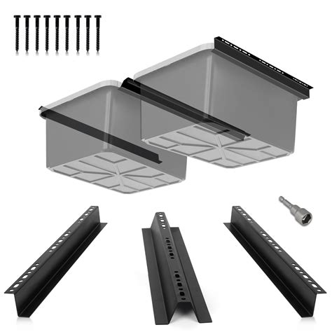 Tafeida Black Steel Overhead Garage Storage Rack
