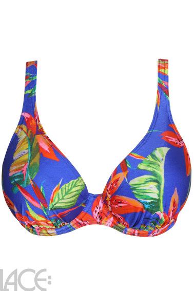 Primadonna Swim Latakia Bikini Beha Plunge D G Cup Tropical Rainforest Lace Lingerie Nl