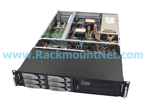 2U Rackmount Chassis 9 Bays W 6 SATA Hot Swap SCSI Backplane Optional W Low Profile Rear