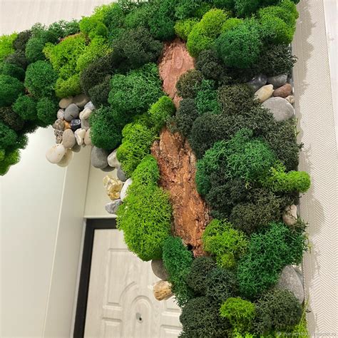Зеркало с мхом «Forest» (вертикаль) в интернет-магазине на Ярмарке ...