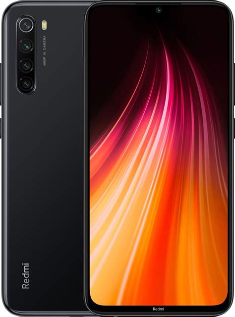 Xiaomi Redmi Note 8 4/64Gb Meteorite Black купить в Алматы в интернет ...