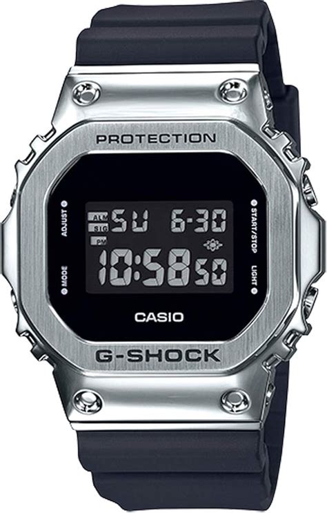 G Shock By Casio Mens Digital Gm5600 1 Watch Silver G Shock Amazon