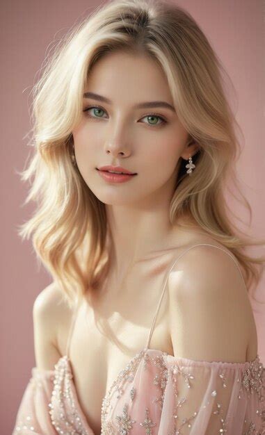 Premium Photo A Beautiful Blonde Woman Wearing A Tia