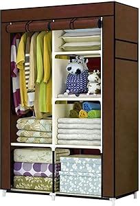 Practiksa Guardarropa Armable Ropero Organizador Closet Color Marr N