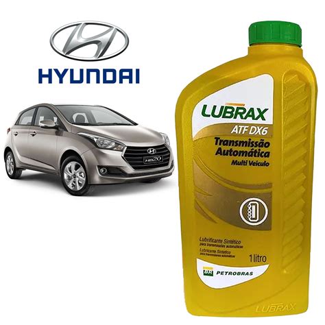 Oleo De Cambio Lubrax Atf Dx6 Hyundai Hb20 6 Marchas 8l