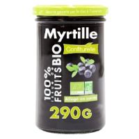 Confiture myrtille Bio CONFITURELLE Le pot de 290g à Prix Carrefour