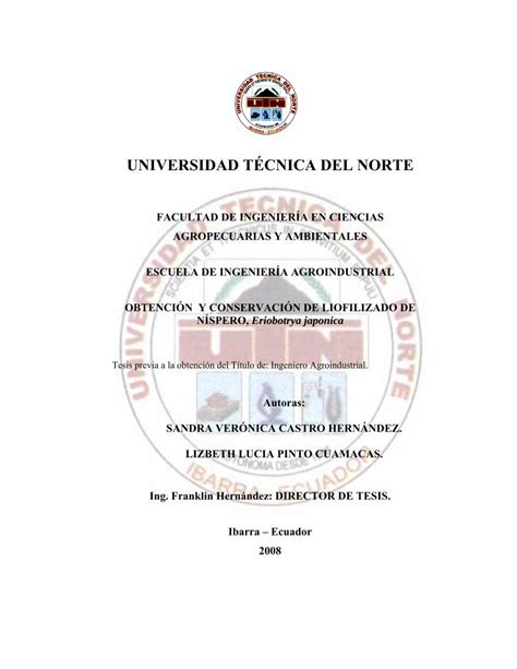 Pdf Universidad T Cnica Del Norte Repositorio Repositorio Utn Edu