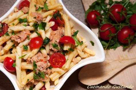 Insalata Di Pasta Tonno Pomodorini E Rucola