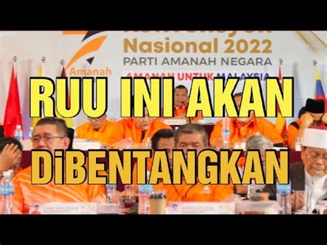 Ruu Baru Akan Dibentangkan Youtube