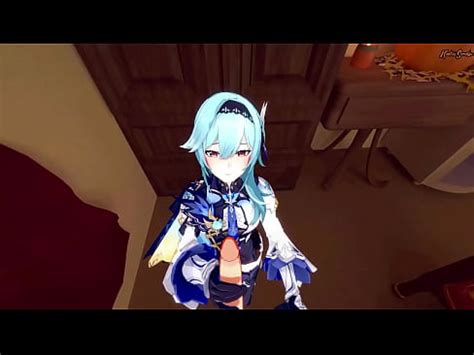Eula Gives You A POV Blowjob Then Gets Creampied On The Floor Genshin Impact Hentai XVIDEOS