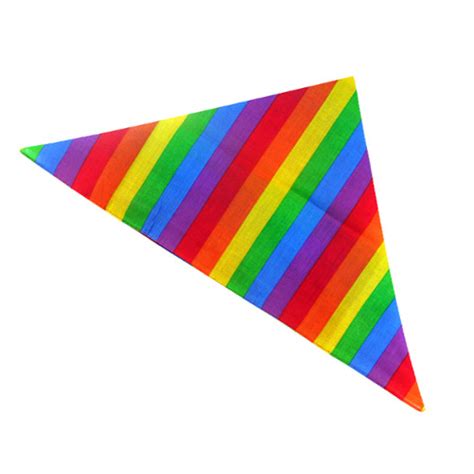 Rainbow Stripe Gay Pride LGBTQ Bandana Partyrama