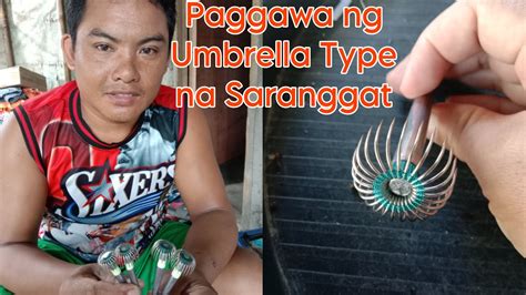 Paano Gumawa Ng Tangkab Saranggat Squid Jig Umbrella Type Youtube