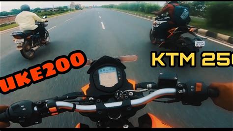 Ktm Duke Vs Ktm Drag Race Youtube