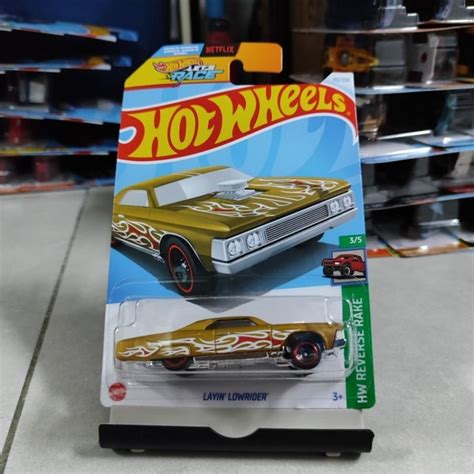 Hot Wheels Layin Lowrider Gold Shopee Malaysia