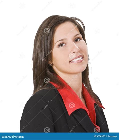 Portrait Eines Brunette Stockfoto Bild Von Sch Nheit