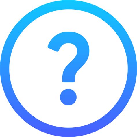 Icono De Signo De Interrogación Generic Gradient Fill