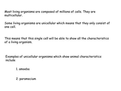 Ppt Unicellular Organisms Powerpoint Presentation Free Download Id9525328