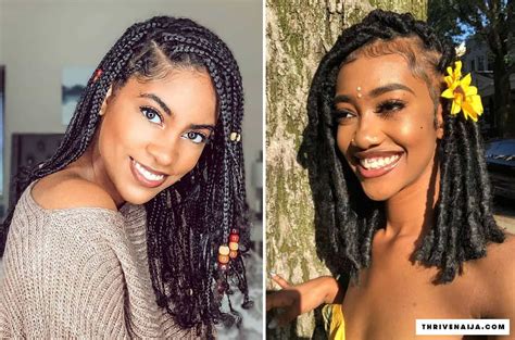 15 Natural Hair Braid Styles For Short And Long Hair Thrivenaija