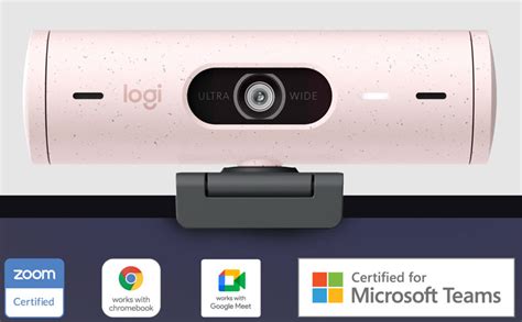 Logitech BRIO 500 White . - Webcam - LDLC 3-year warranty