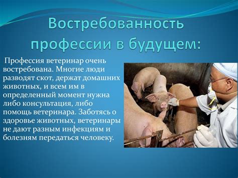 Аграрная профессия будущего - ветеринар - презентация онлайн