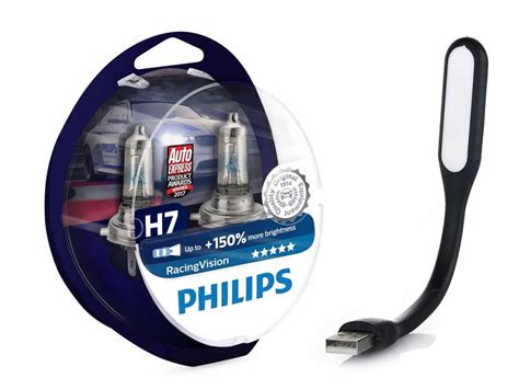 Philips Żarówki H7 Racing Vision +150% Światła - 6552765977 - oficjalne ...